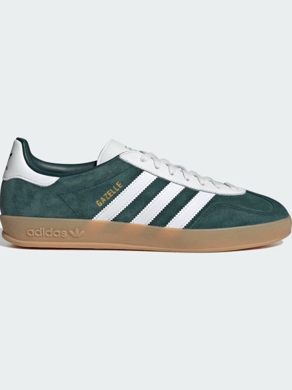 NWT Adidas Men's Gazelle Indoor 'Aurora Ivy White Gum' Shoes IH9651